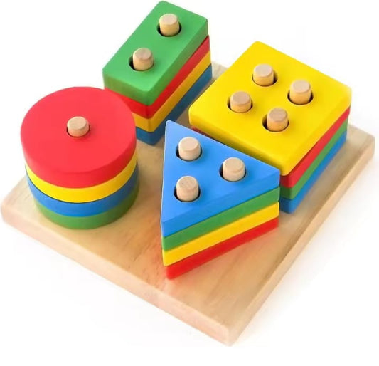 PUZZLE 4 SHAPE SQURE