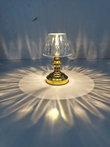 Amber Glow LED Candle Lantern